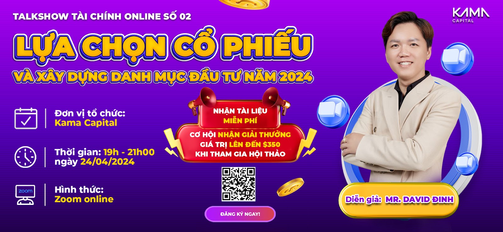 Kama Capital tổ chức hội thảo tài chính miễn phí cho nhà đầu tư