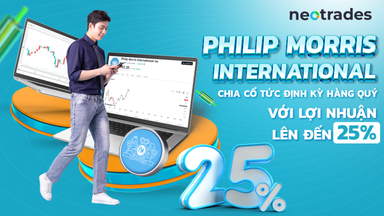 Philip Morris International chia cổ tức định kỳ hàng quý với lợi nhuận lên đến 25%