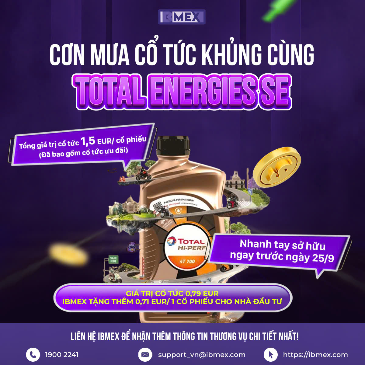 Đầu tư cổ phiếu Total Energies SE tại sàn IBMEX